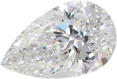 1.59 Carat E VVS2 Pear Lab Diamond