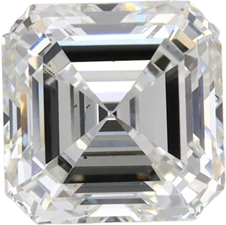 1.66 Carat H VS2 Asscher Lab Diamond