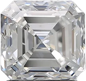 1.7 Carat F SI2 Asscher Natural Diamond