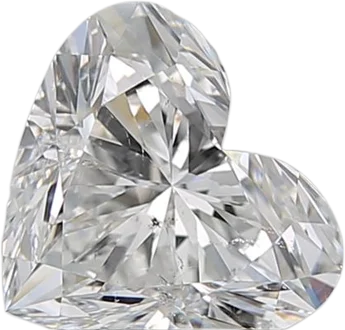 1.7 Carat F SI2 Heart Natural Diamond