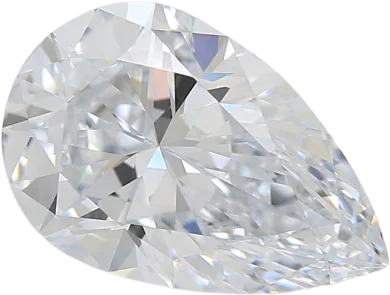 1.72 Carat F VVS2 Pear Lab Diamond