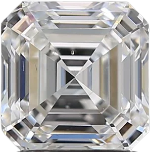 1.77 Carat E SI1 Asscher Lab Diamond