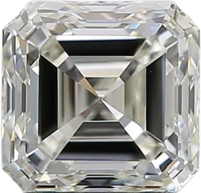 2.01 Carat K VVS2 Asscher Natural Diamond