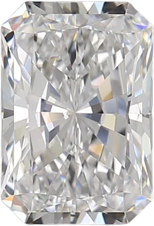 2.01 Carat D VVS1 Radiant Lab Diamond