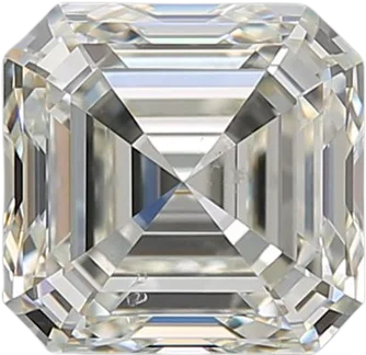 2.2 Carat K SI2 Asscher Natural Diamond