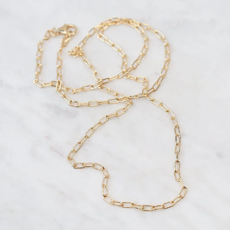 24" Gold Filled Round Drawn Cable Chain