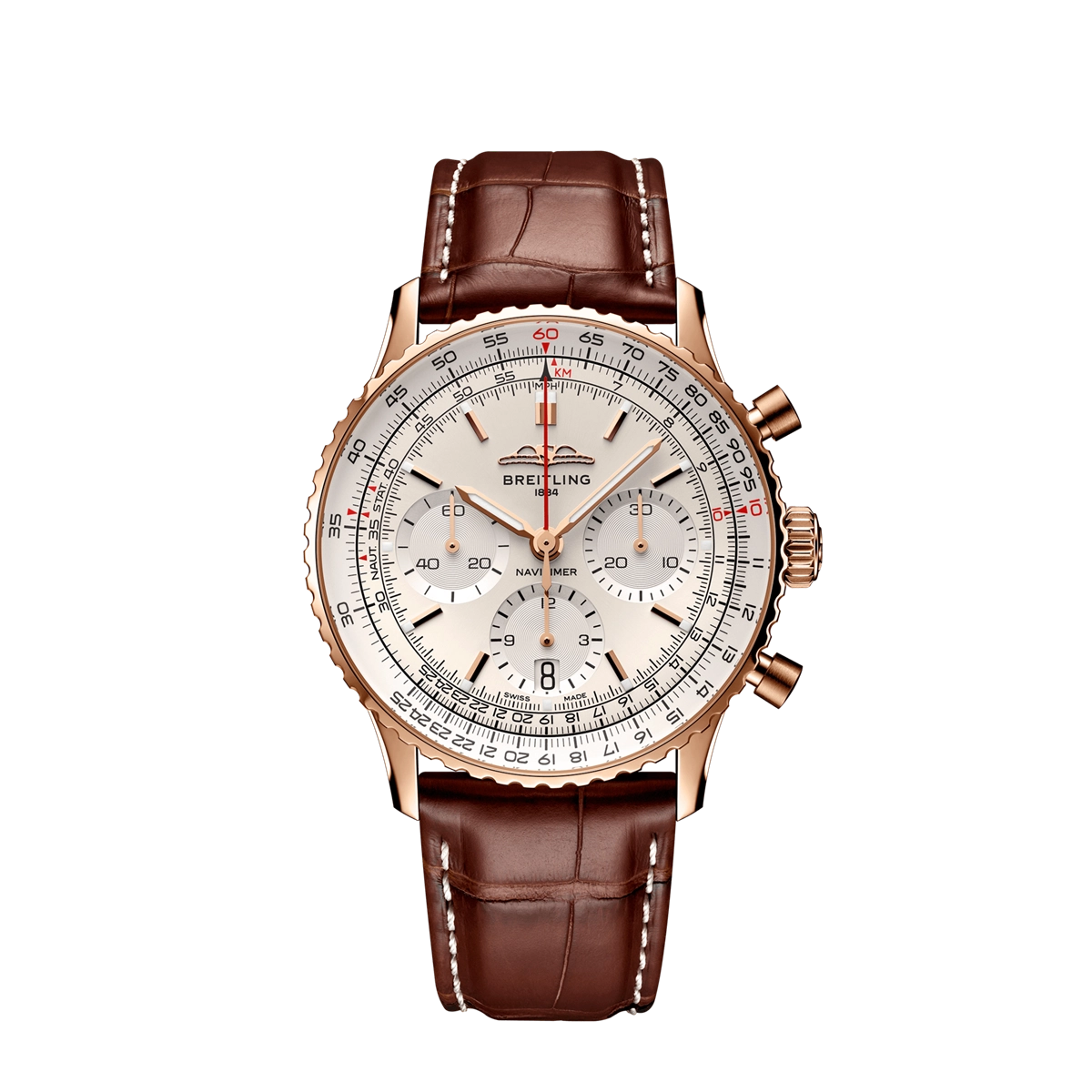 Breitling Navitimer B01 Chronograph 41 18K - Silver Dial