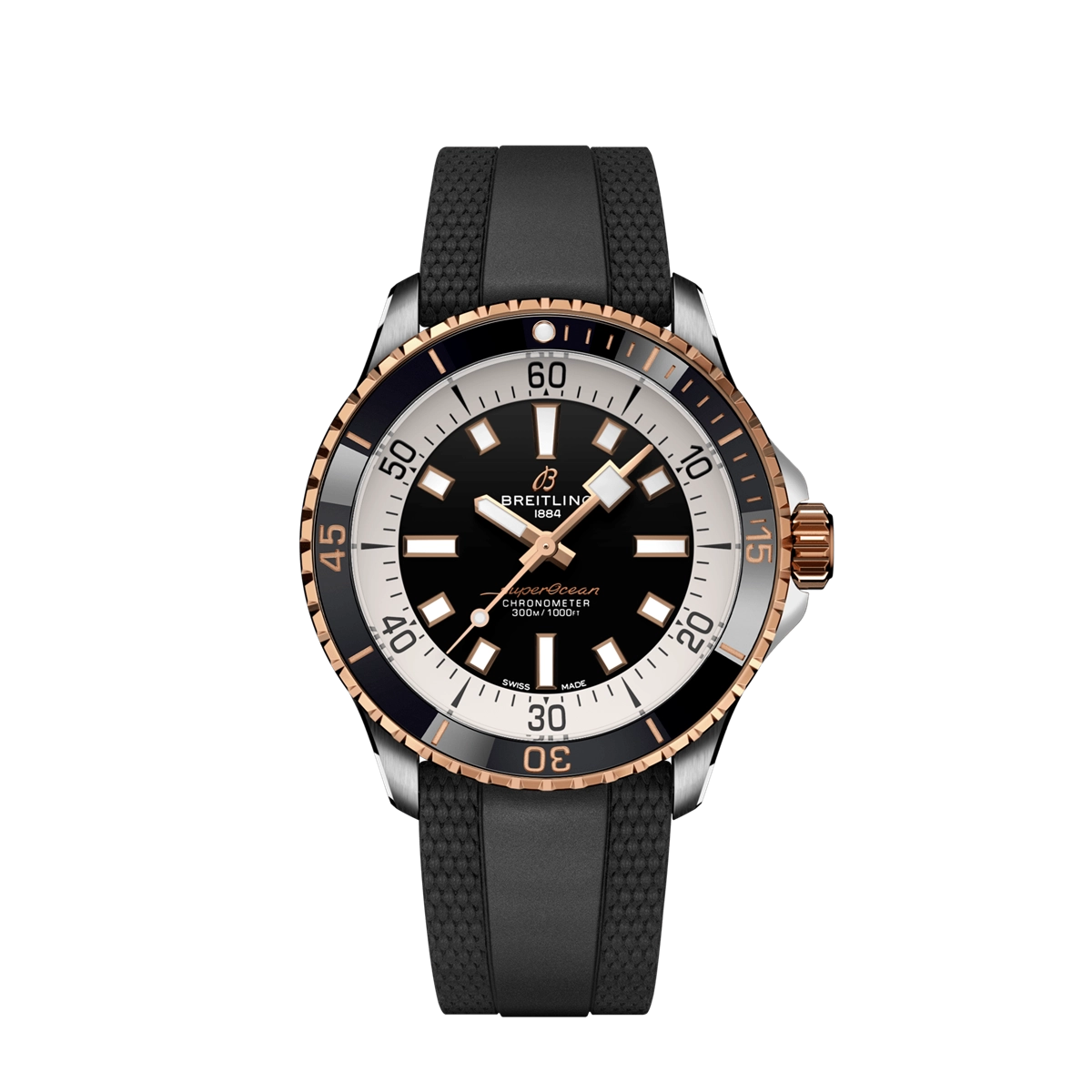 Breitling Superocean Automatic 42 Steel/Gold - Black Dial