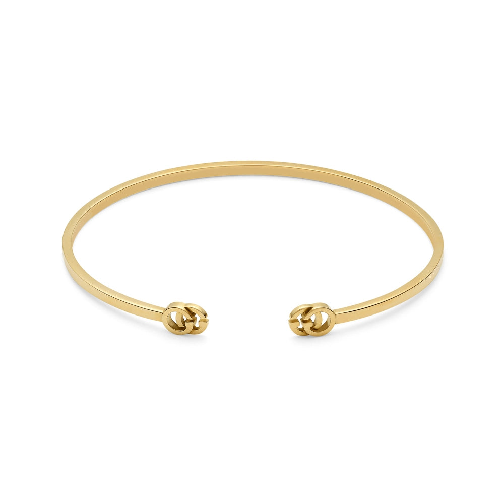 Gucci 18K Yellow Gold GG Running Bracelet