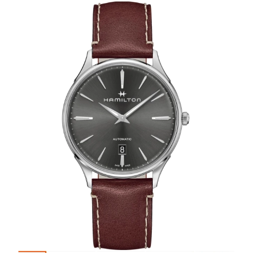 Hamilton Jazzmaster Thinline Auto Stainless Steel Brown Leather 40mm