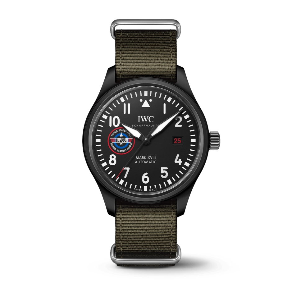 IWC Pilot's Watch Mark XVII Top Gun Edition SFTI Black Ceramic 41mm Automatic