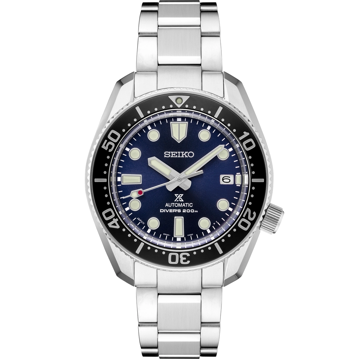 Seiko Prospex Watch Stainless Steel Blue Dial 42mm Automatic