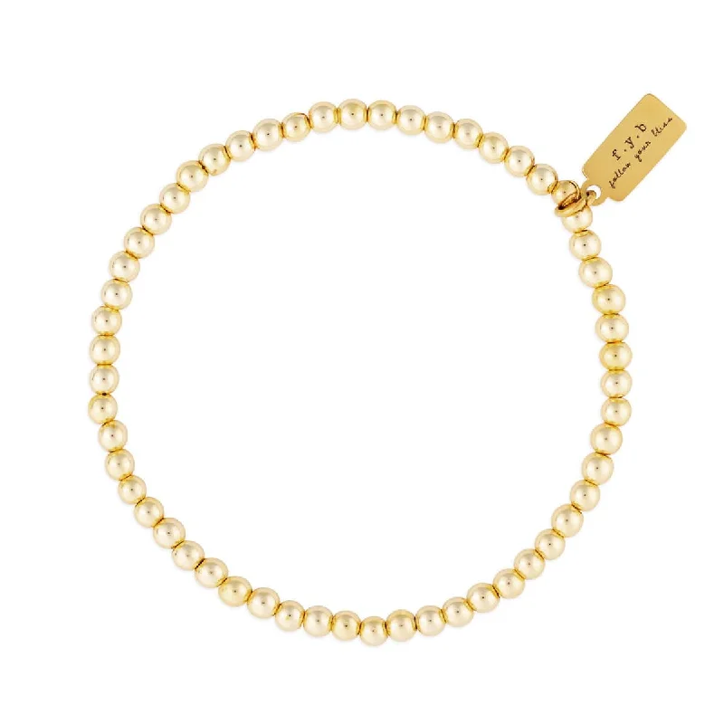 Mini Gold Staple Bracelet