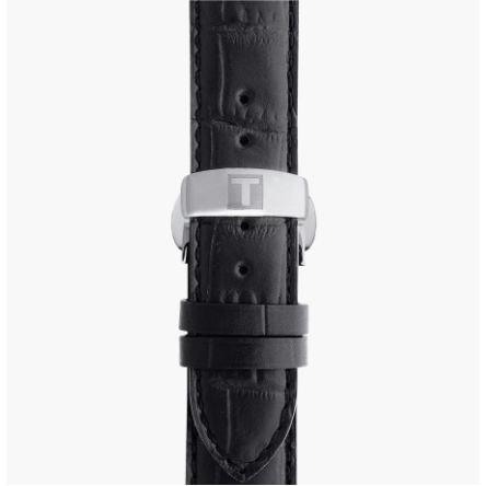 Tissot Official Black Leather Strap Lugs 19mm