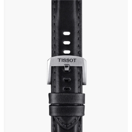 Tissot Official Black Leather Strap Lugs 20mm