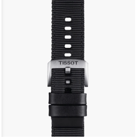 Tissot Official Black Textile Strap Lugs 22mm