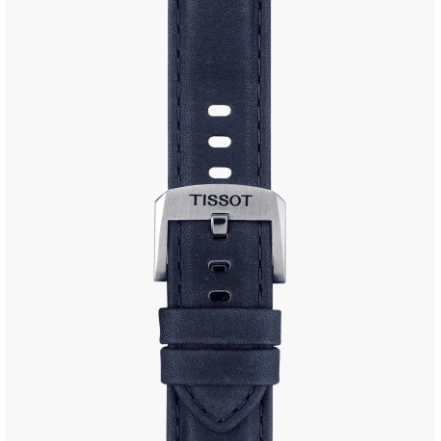 Tissot Official Blue Leather Strap Lugs 20mm