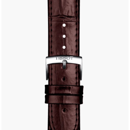 Tissot Official Brown Leather Strap Lugs 20mm