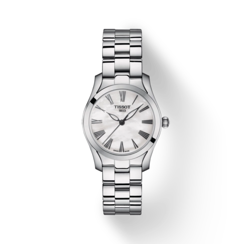 Tissot T-Wave Stainless Steel MOP Roman Dial 30mm Quartz